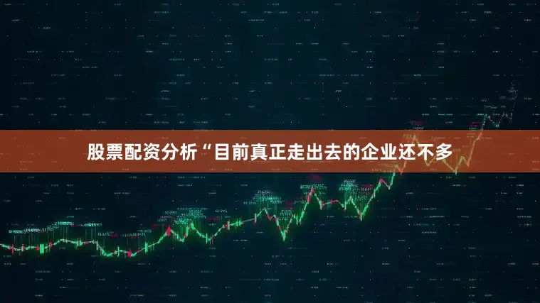股票配资分析“目前真正走出去的企业还不多