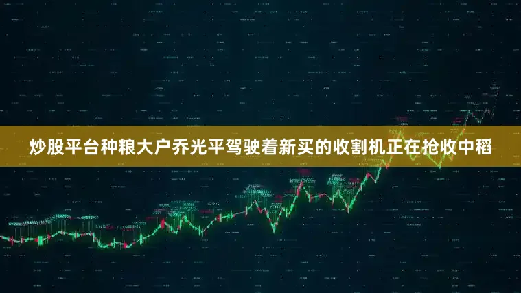 炒股平台种粮大户乔光平驾驶着新买的收割机正在抢收中稻
